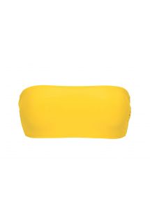Sujetador de bikini brasileño de color amarillo, bandeau, sin broches - TOP UV-MELON BANDEAU-RETO