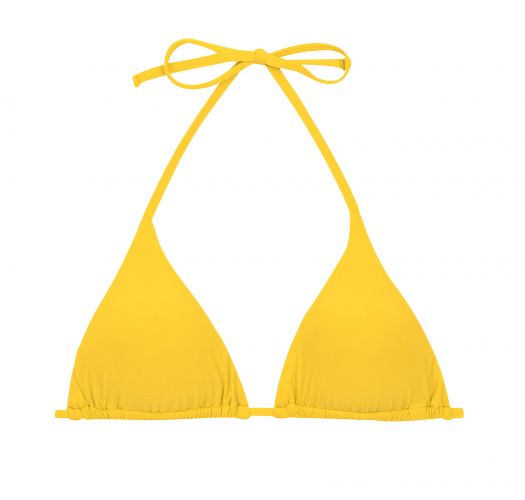 Reggiseno bikini a triangolo tendina giallo, con imbottiture in schiuma rimovibili - TOP UV-MELON TRI-INV