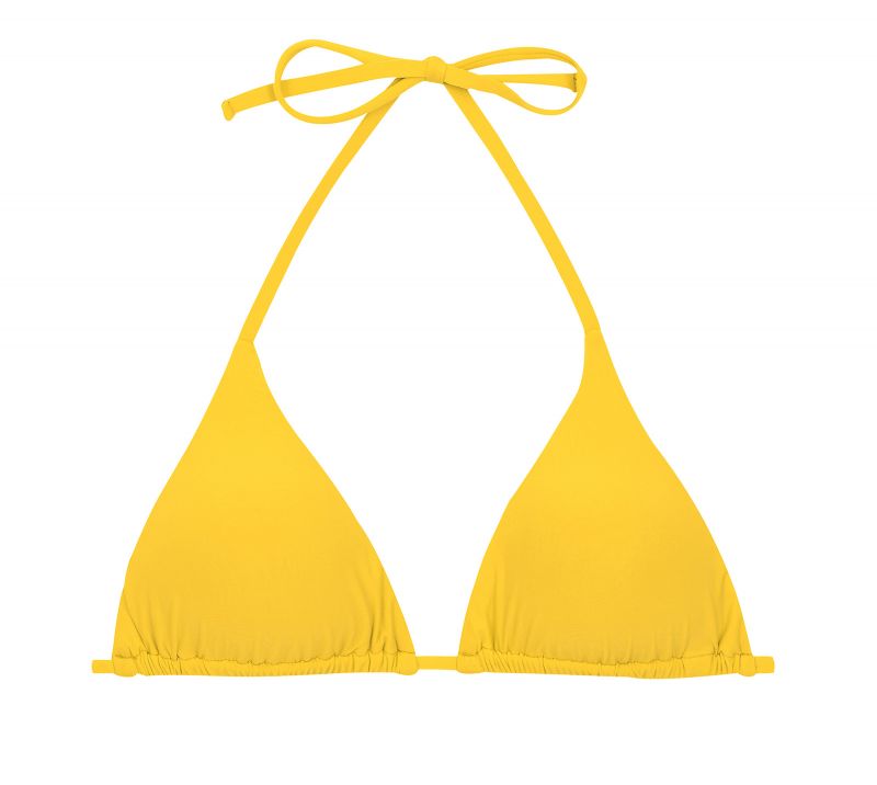 Yellow sliding triangle top with removable foam pads  - TOP UV-MELON TRI-INV