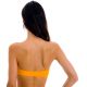 Orange bandeau pull-on bikini top - TOP UV-PEQUI BANDEAU-RETO