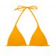 Orange yellow sliding triangle top with removable foam pads - TOP UV-PEQUI TRI-INV