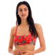 Reggiseno bikini sportivo rosso e stampa floreale - TOP WILDFLOWERS BRA-SPORT