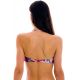 Pink & blue bandeau top with a clip - TOP YUCCA BANDEAU-PLI