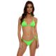 WAVY RUCHED QUE SERA SERA NEON LIME