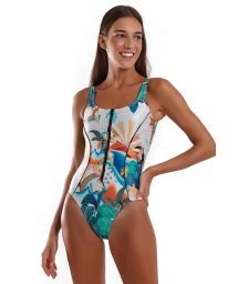 MAIO ZIPER TROPICAL MESS