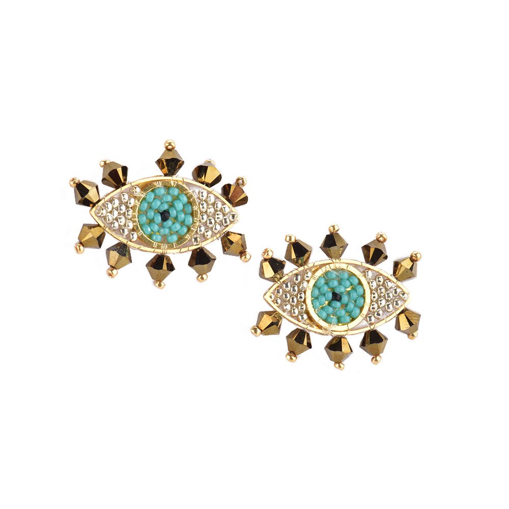 Earrings Evil Eye Earring-gp-s-8440 - Brand Mishky