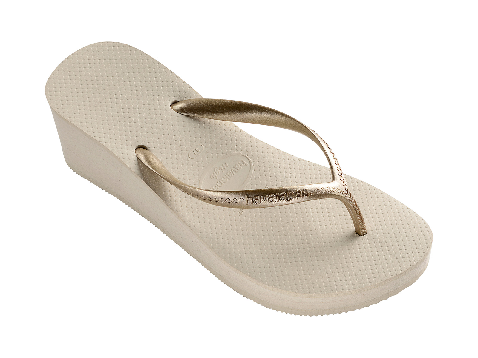 havaianas heel flip flops