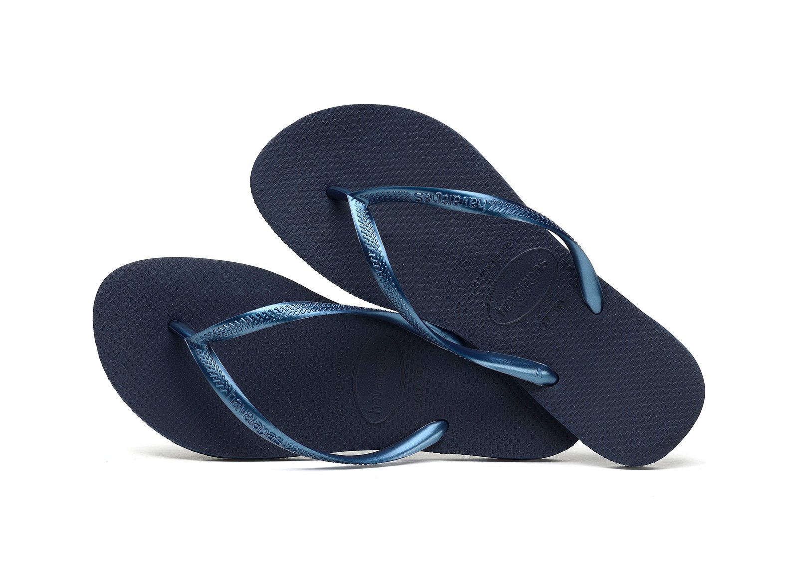flip flops navy blue