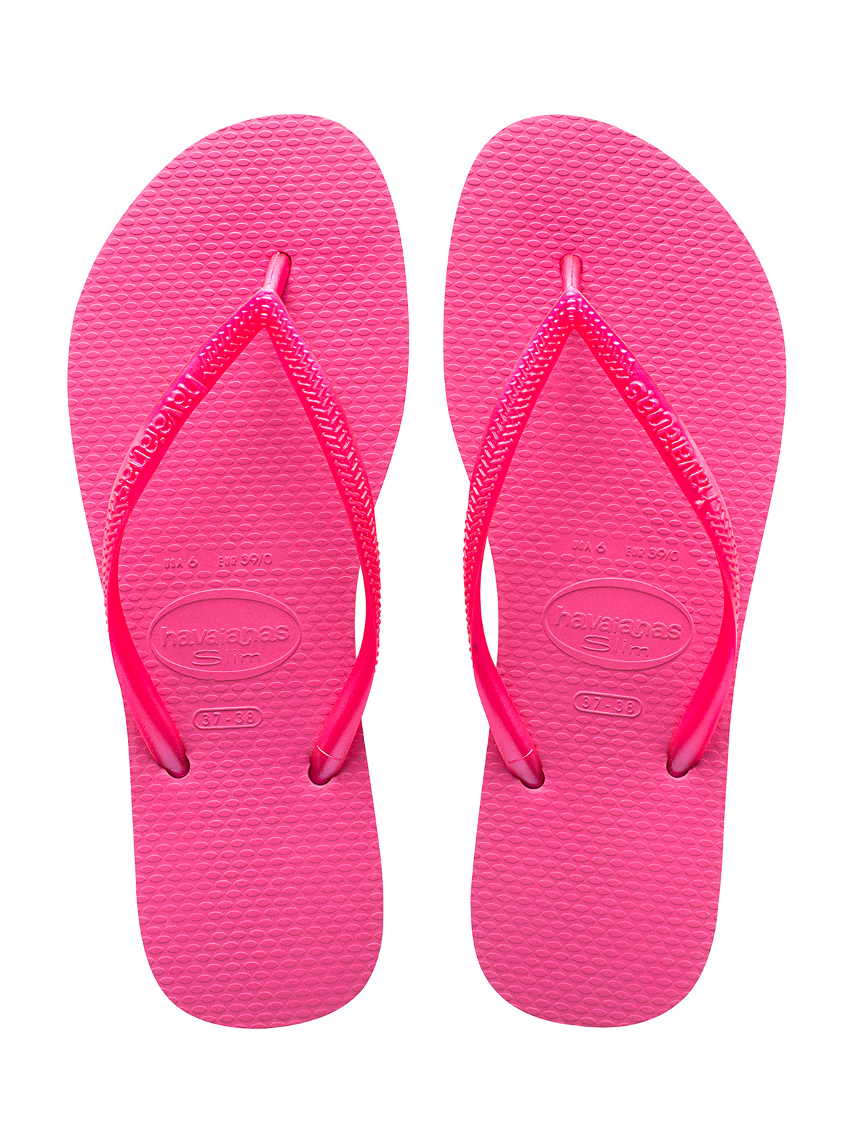 Flip-Flops Bright Pink Havaianas Flip-flops - Slim Shocking Pink