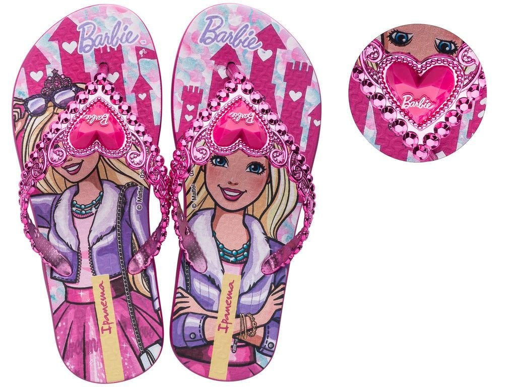 Flip-Flops Ipanema Barbie Princesa Rosa - Brand Ipanema