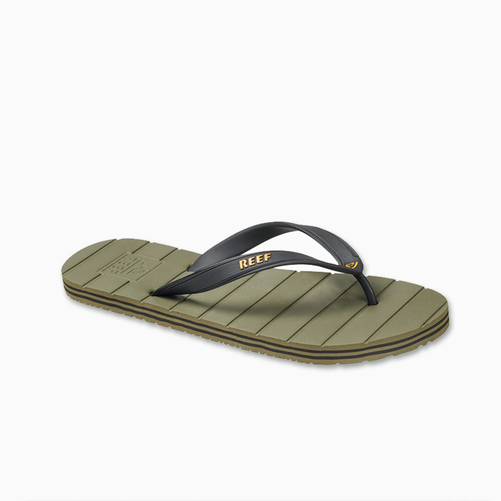 Comfort Green Olive Flip-flops Without Pvc - Reef Switchfoot Olive/gold ...