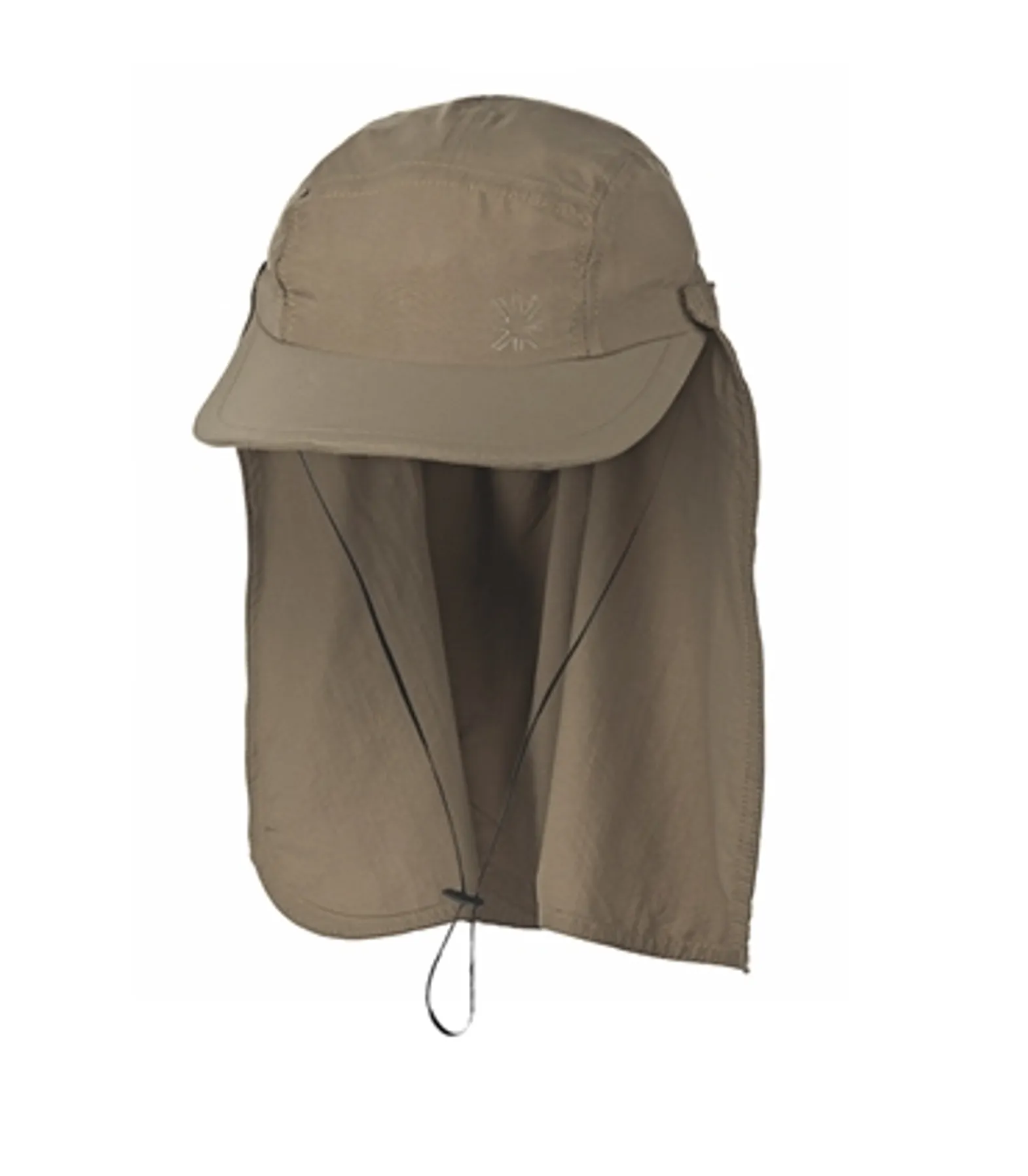 Khaki Cap With Neck Protection - Spf50 - Bone Legionario Kaki - Solar ...