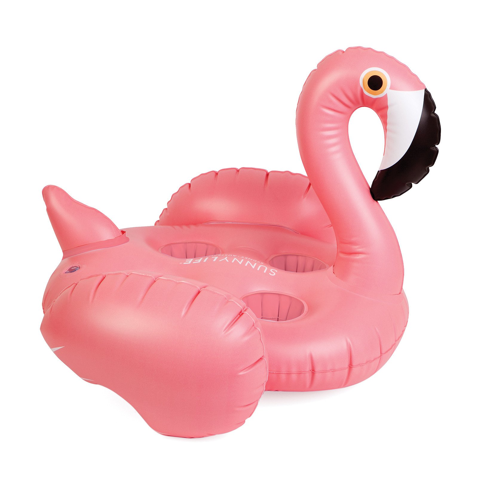 空気注入式 カップホルダーが付いたピンクのフラミンゴ型空気注入式浮き輪 Groovy Flamingo ブランド Sunnylife