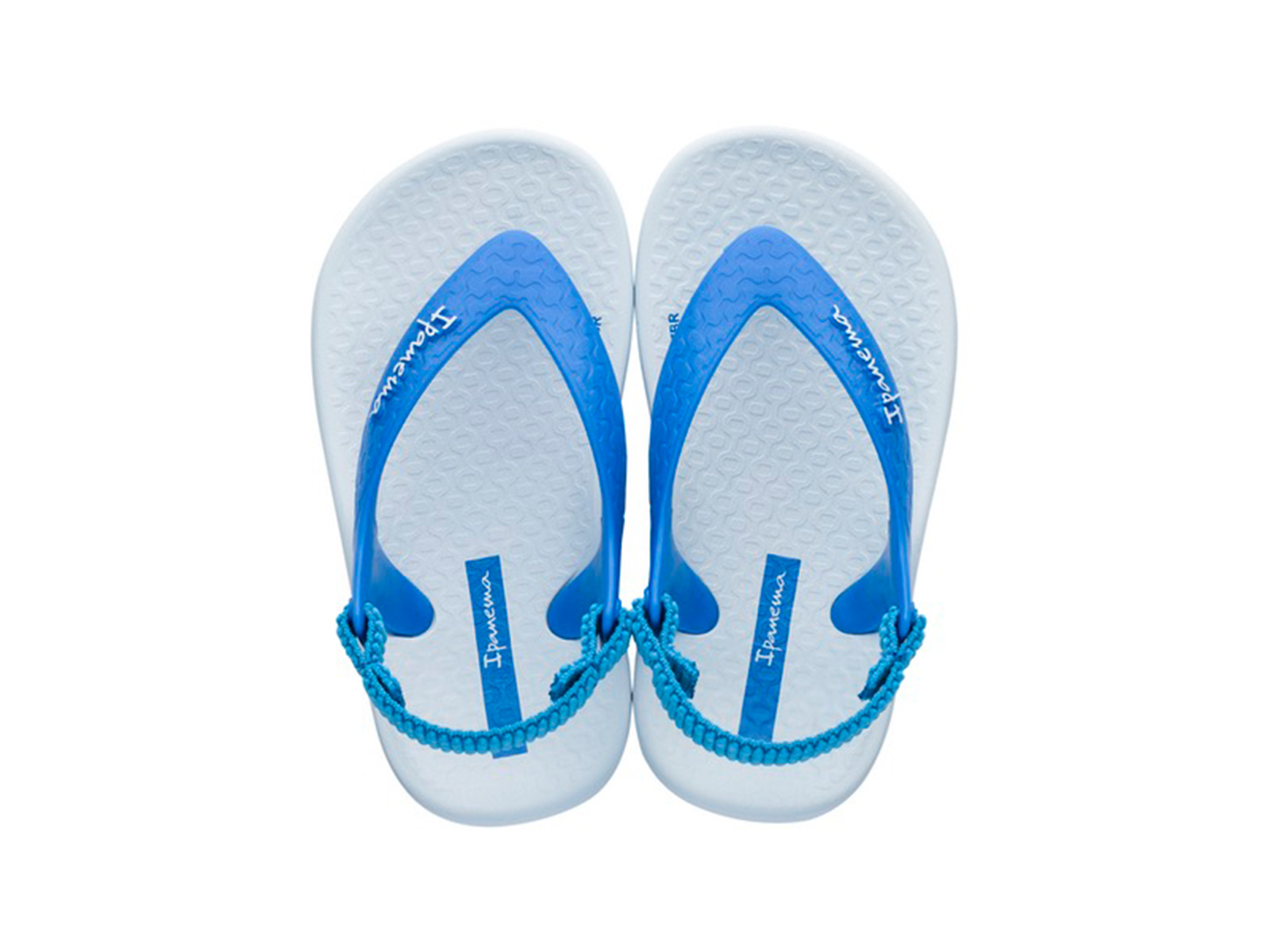 Ipanema Baby Anatomica Soft Sandals Infant Flip Flops w Heel Strap Blue 