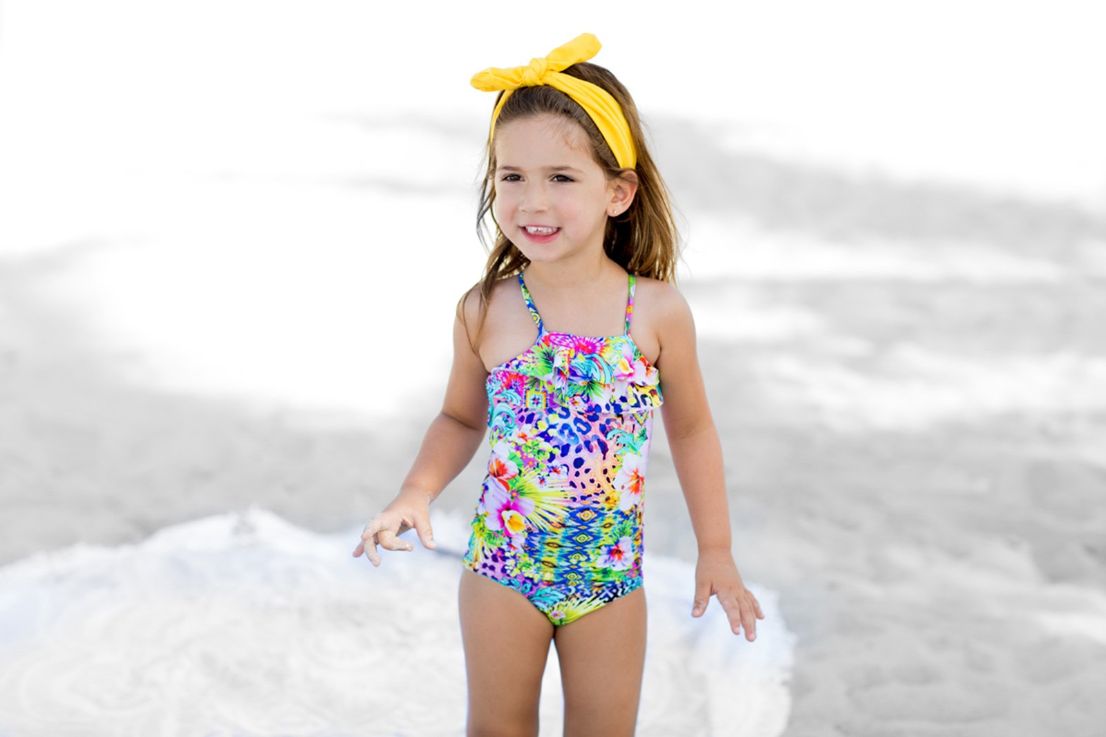 Download little girls swimwear stock photos. little child girl in swimsuit