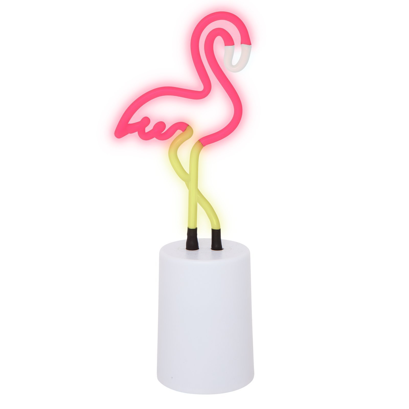 pink flamingo neon light