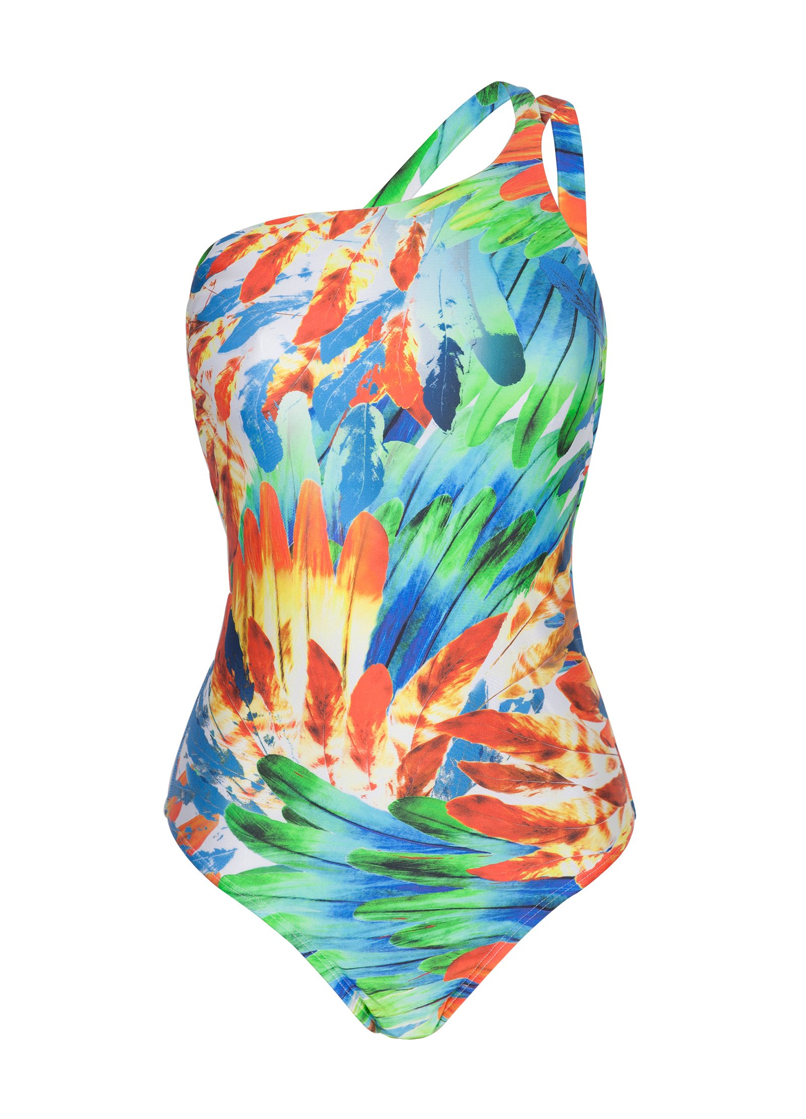asymmetric-one-piece-swimsuit-feather-print-asymmetrical-maillot