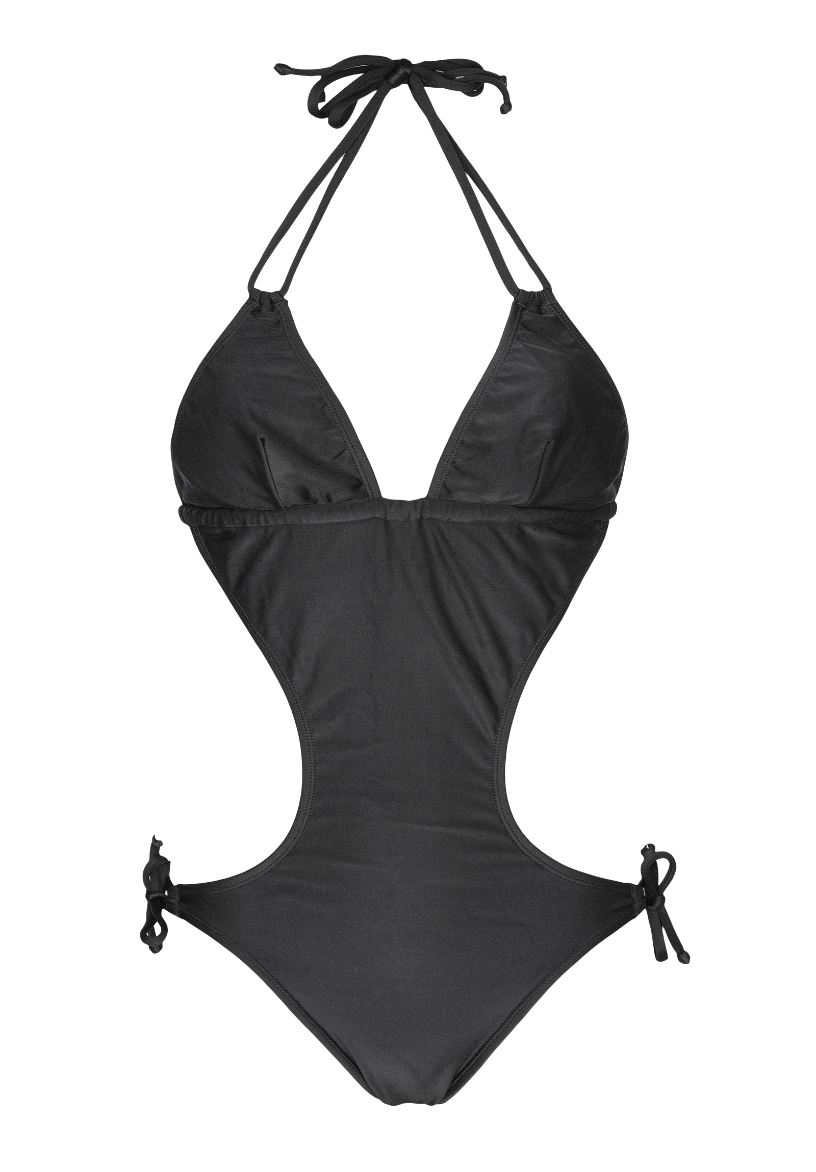 Black one-piece swimsuit - Monokini PANTERA