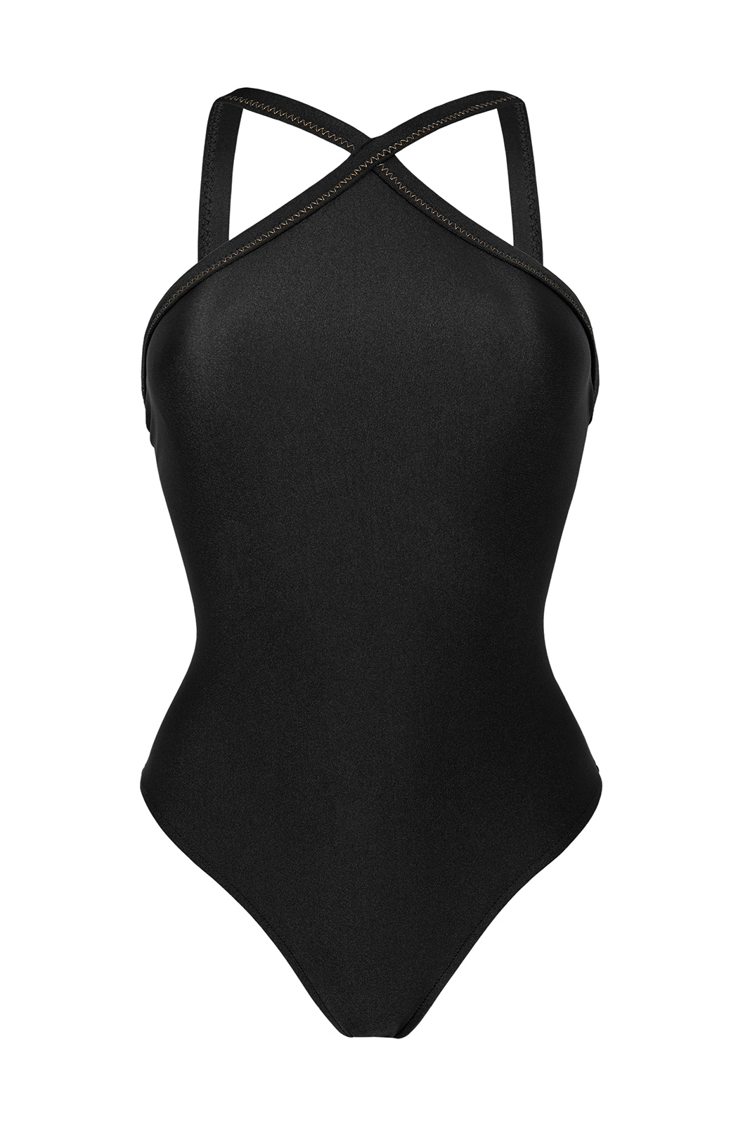 One piece swimsuits Shimmer-black High-neck - Brand Rio de Sol
