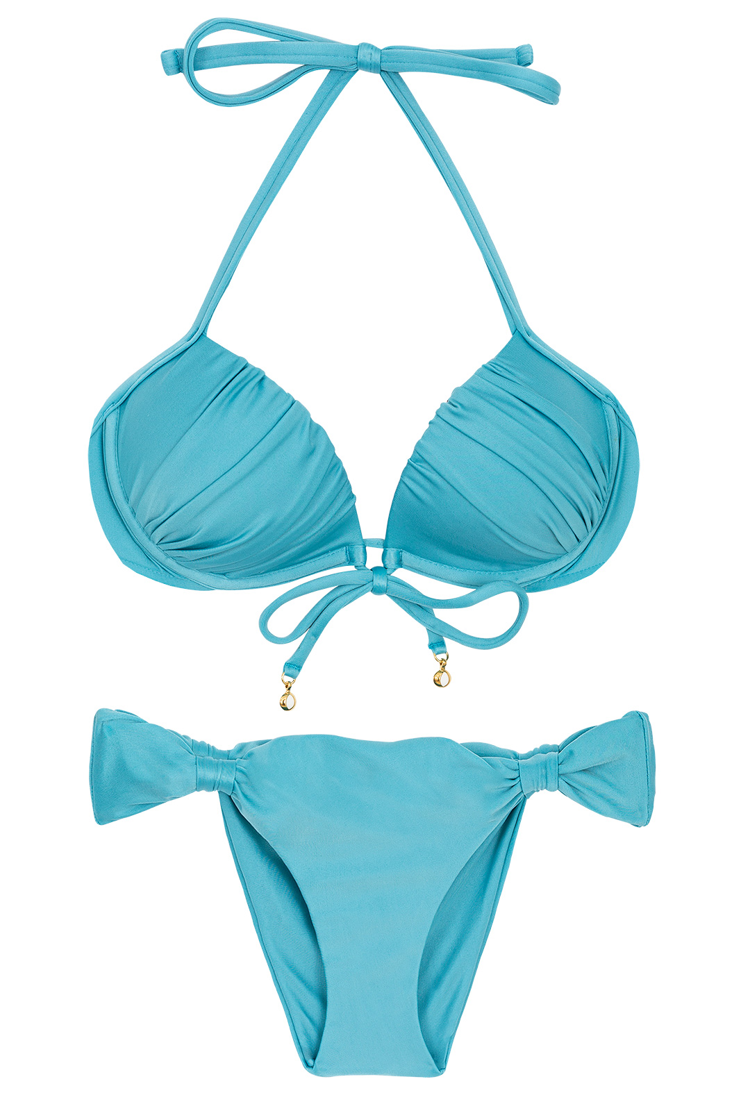 Sky Blue Balconette Bikini With Sliding Rings Orvalho Balconet Rio