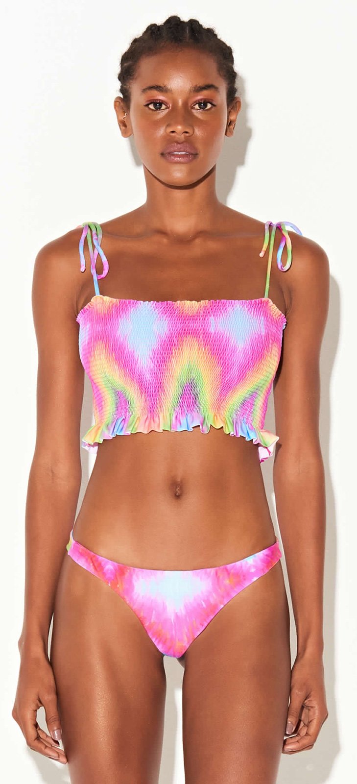 pink tie dye bikini