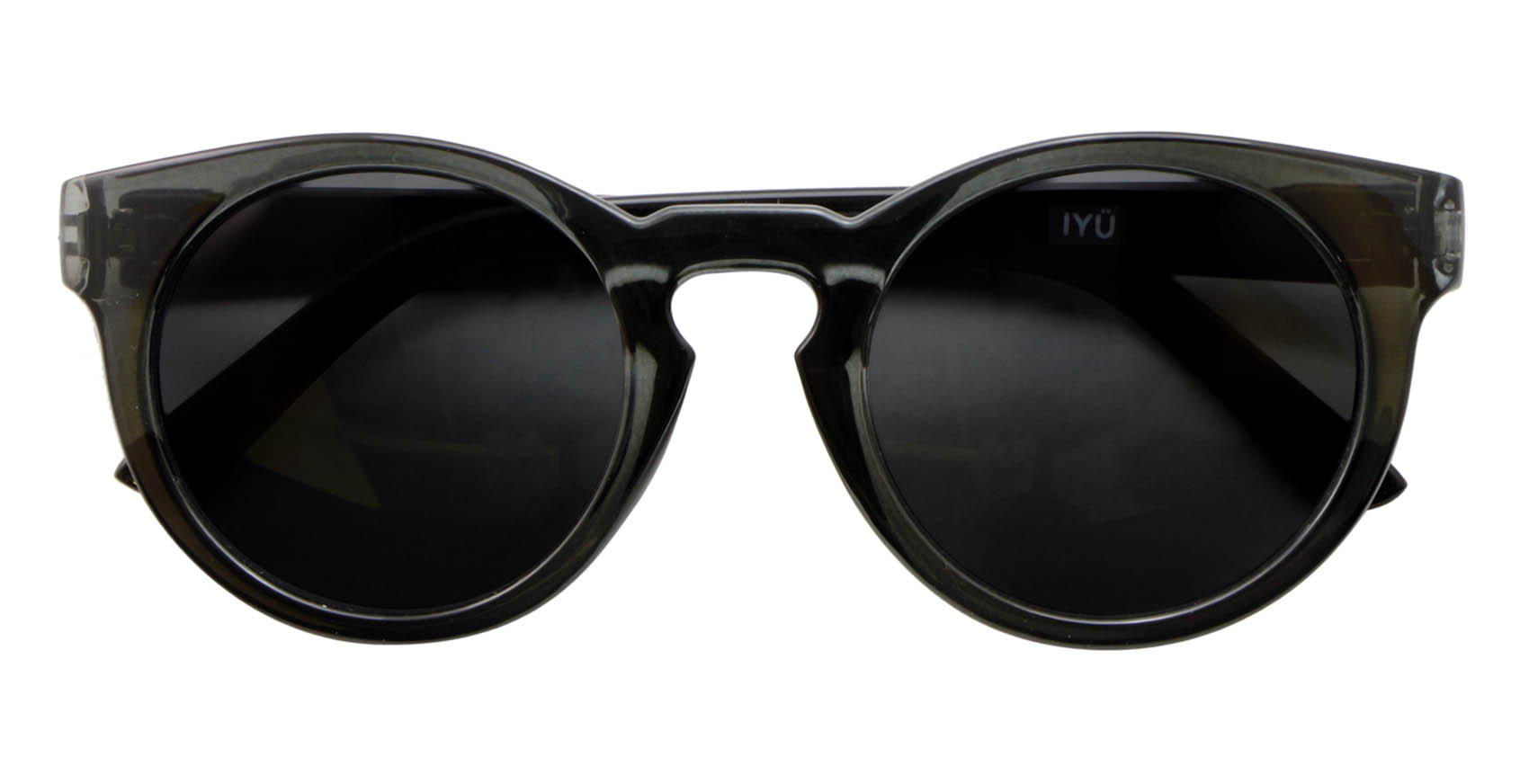 Sunglasses Transparent Anthracite Sunglasses, Black Lenses