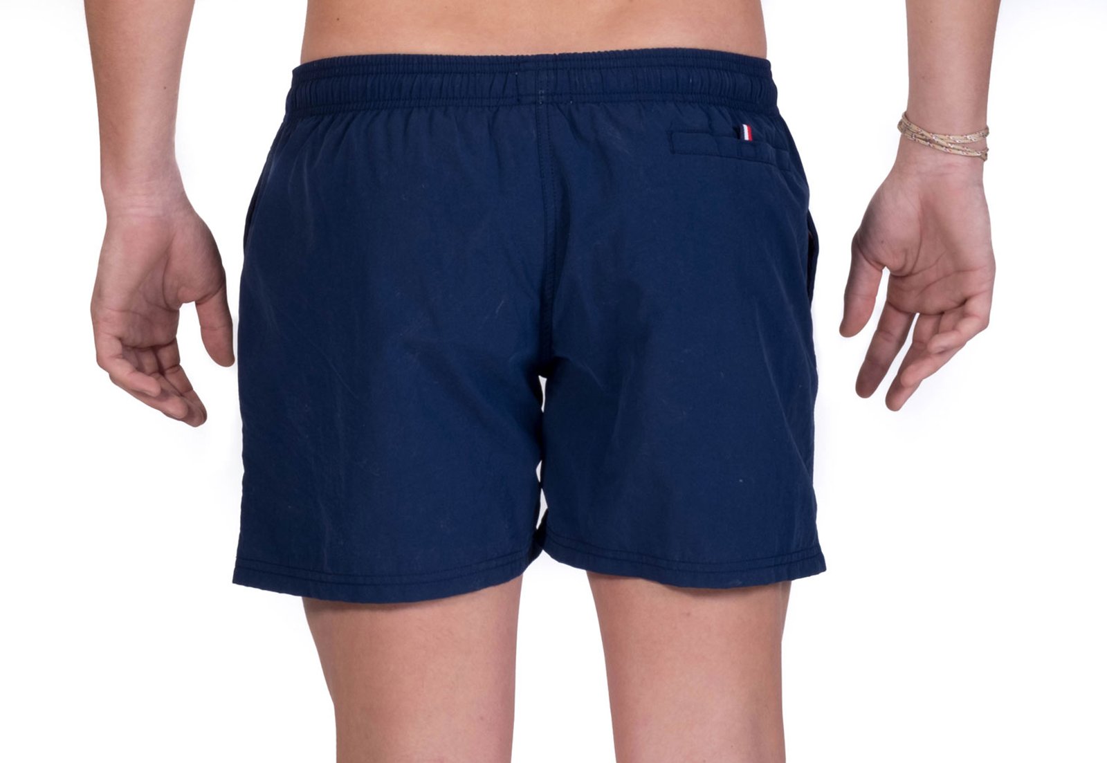 plain navy blue shorts