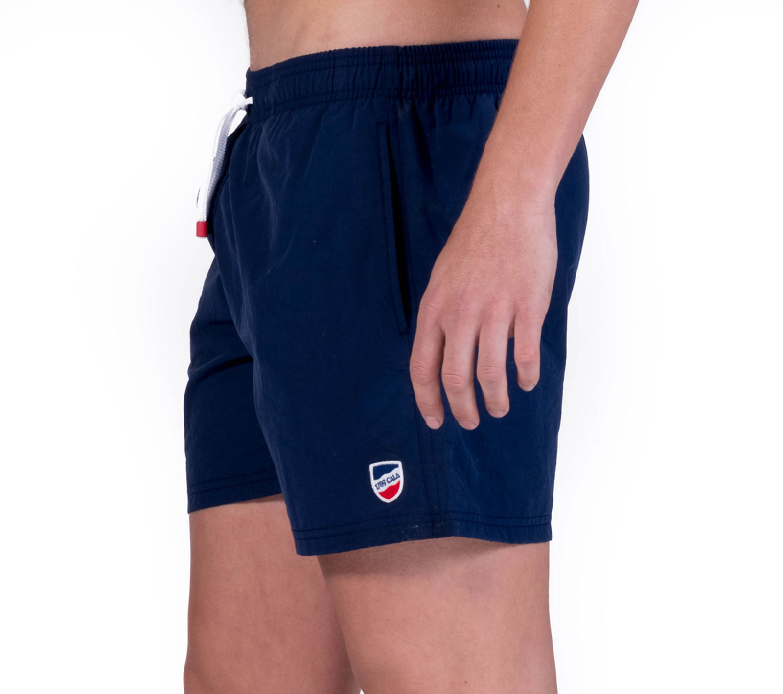 plain navy blue shorts