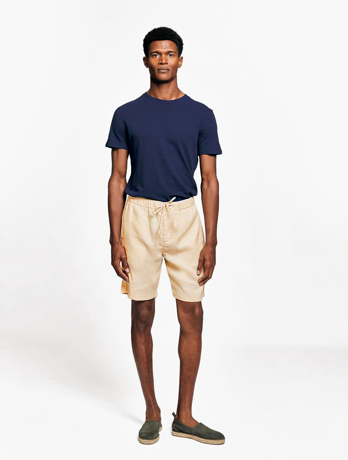 Swim Shorts Felipe Linen Shorts Sand - Brand Frescobol Carioca