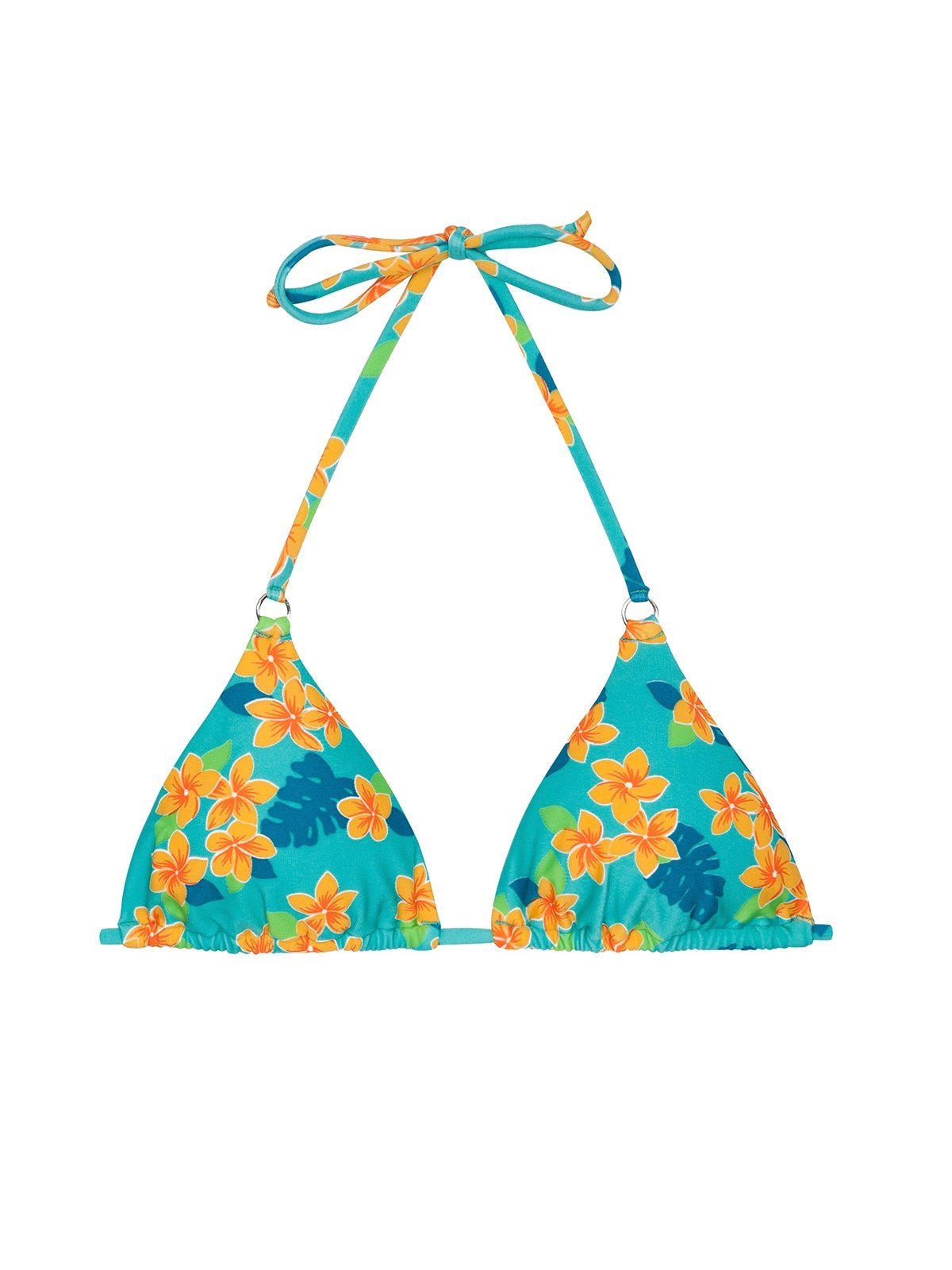 Bikini Tops Floral sliding Triangle Bikini Top - Soutien Lei Cheeky