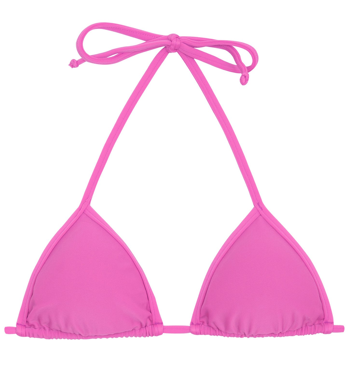 composiet vriendelijk hebben zich vergist Bikini Tops Pink Neck-tied Triangle Bikini Top - Top Bikini Tri