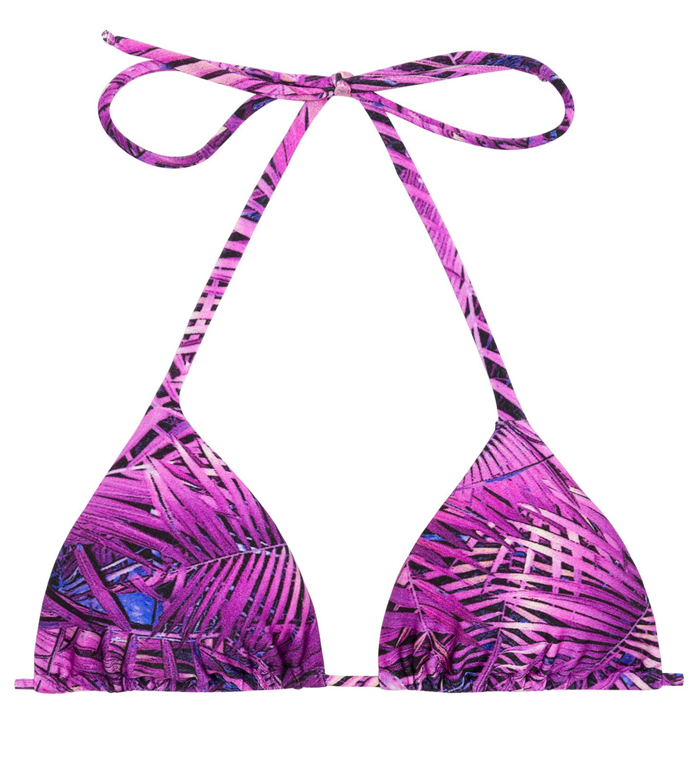 Purple triangle Bikini Top