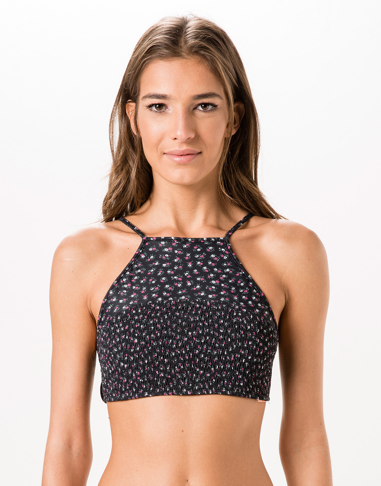 black-smocked-high-crop-top-with-small-flowers-soutien-antibes-salinas