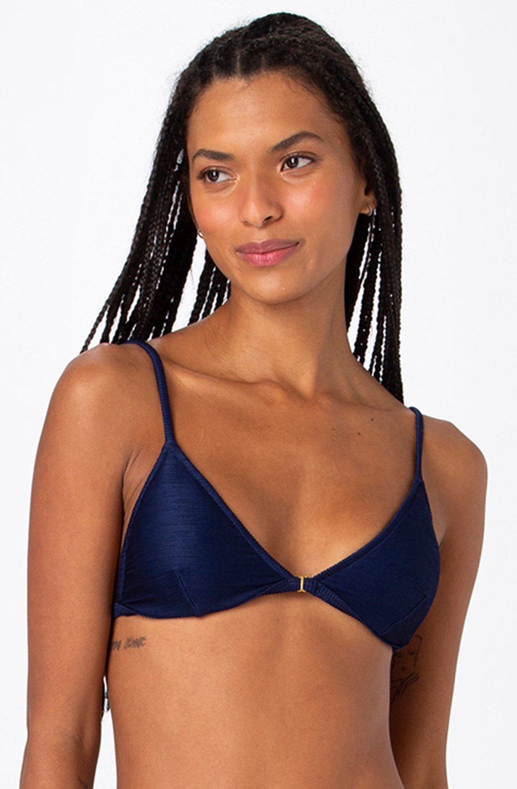 bikini-tops-textured-navy-blue-fixed-triangle-top-top-fixed-jacquard