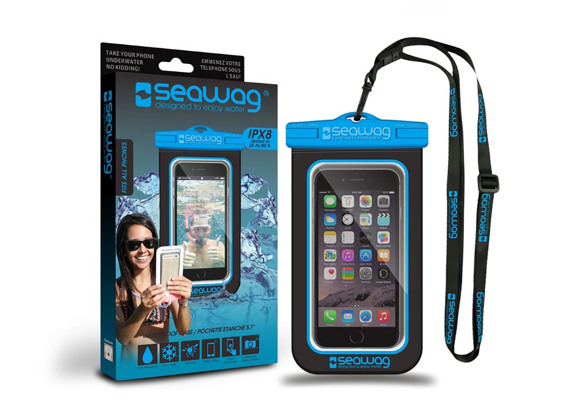 Strandtassen Waterdicht Smartphonehoesje - Waterproof Case Blue